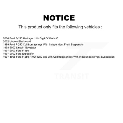[Avant] Kit d'extrémité de biellette de direction pour Ford F-150 Expedition Lincoln Navigator Heritage F-250 Blackwood KTR-103759