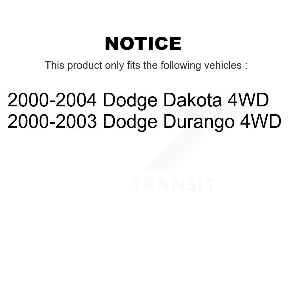 [Avant] Kit d'extrémité de biellette de direction pour Dodge Dakota Durango 4WD KTR-103773