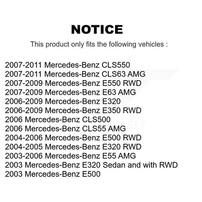 [Avant] Kit d'extrémité de biellette de direction pour Mercedes-Benz E350 E320 E500 CLS550 CLS500 E550 E55 AMG E63 CLS55 CLS63 KTR-103824
