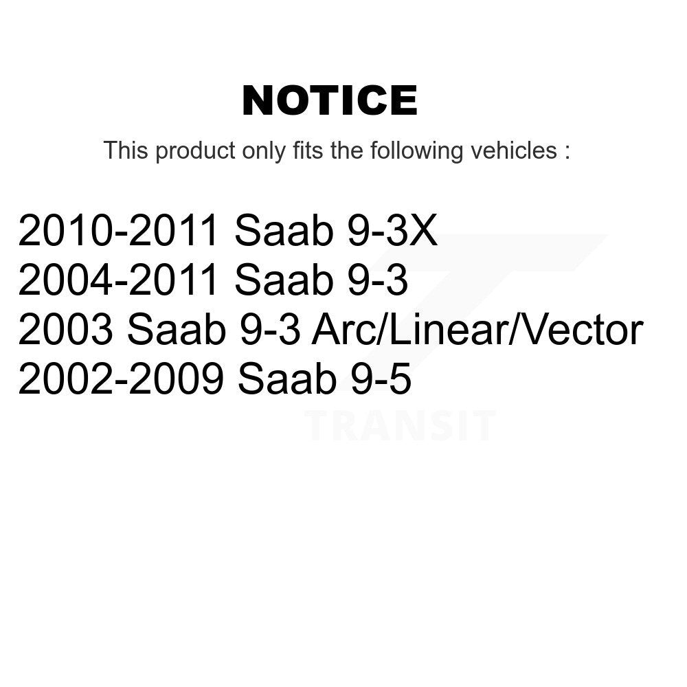 [Avant] Kit d'extrémité de biellette de direction pour Saab 9-3 9-5 9-3X KTR-103829