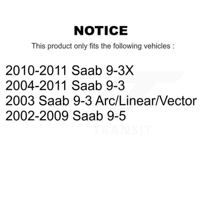 [Avant] Kit d'extrémité de biellette de direction pour Saab 9-3 9-5 9-3X KTR-103829