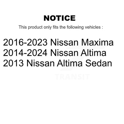 [Avant] Kit d'extrémité de biellette de direction pour Nissan Altima Maxima KTR-103892