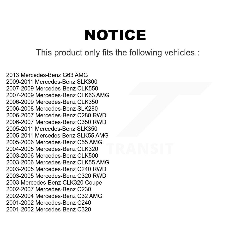 [Avant] Kit d'extrémité de biellette de direction pour Mercedes-Benz C230 C240 CLK350 C320 C280 CLK320 CLK500 SLK350 SLK280 CLK550 SLK300 C350 SLK55 AMG CLK55 C32 C55 G63 CLK63 KTR-103911