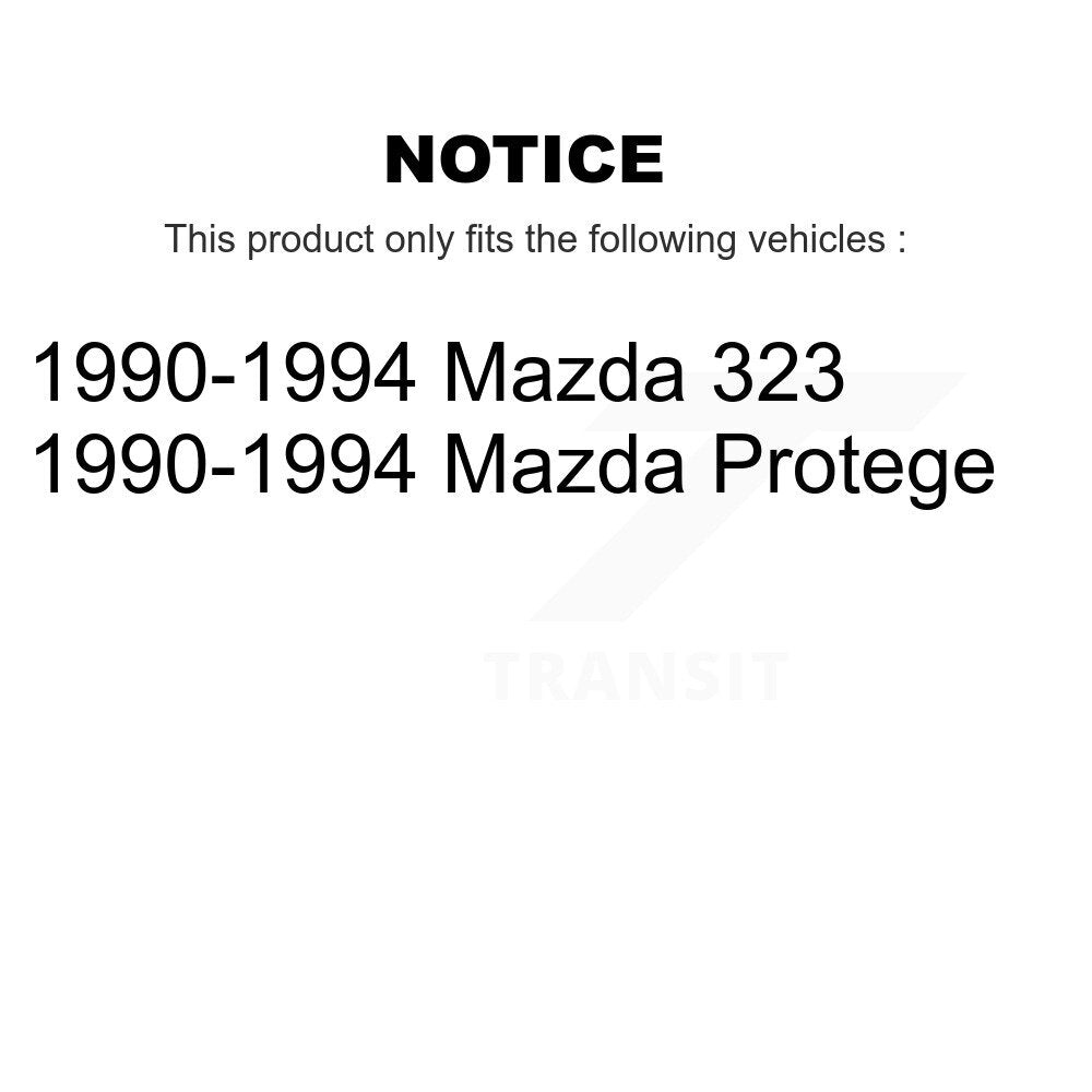 [Avant + Arrière] Kit de biellette de barre stabilisatrice de suspension pour 1990-1994 Mazda Protege KTR-103930