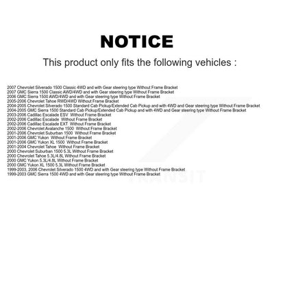 [Avant] Extrémité de biellette de direction pour Chevrolet GMC 1500 KTR-103936