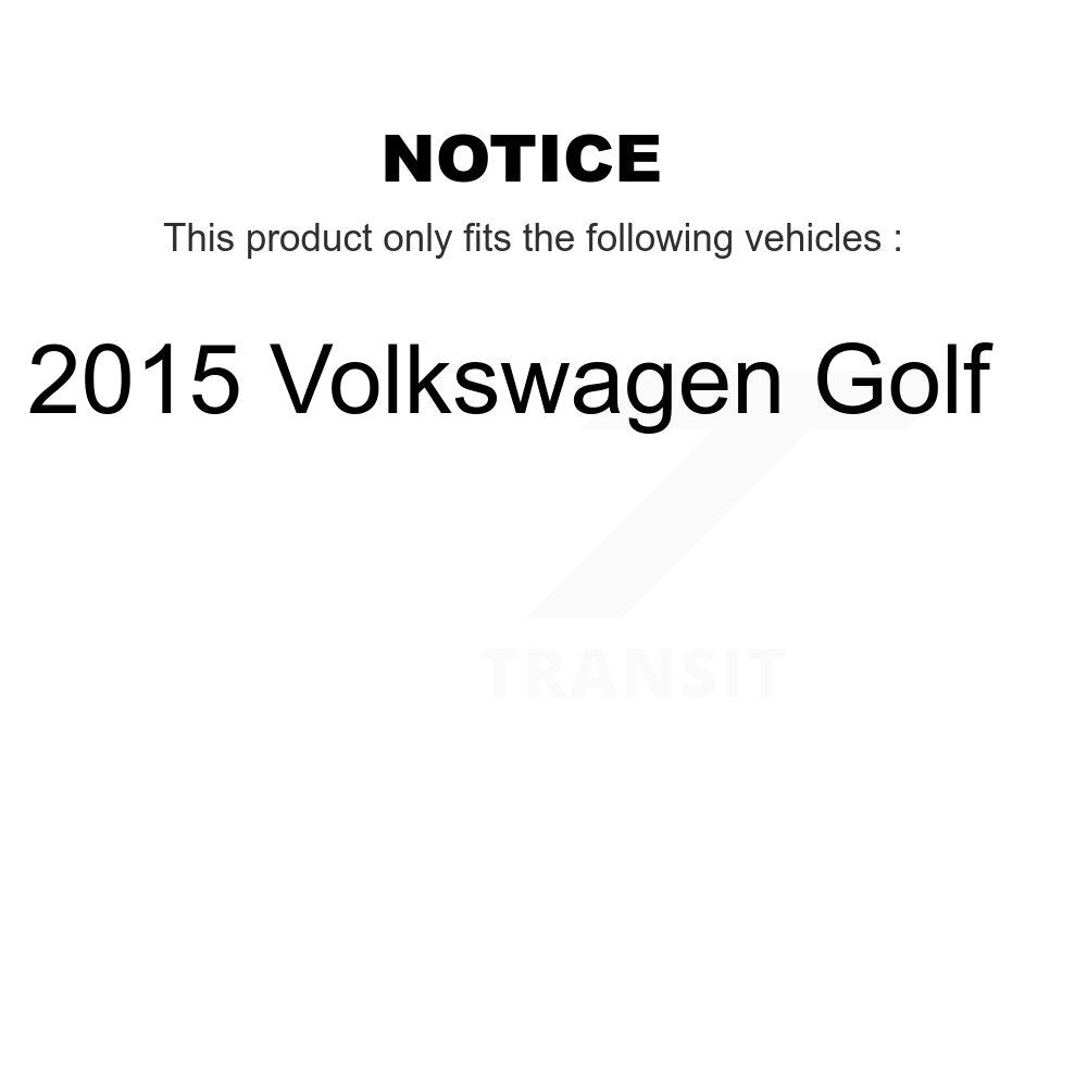 [Avant] Kit de Bras de suspension pour 2015 Volkswagen Golf KTR-103988