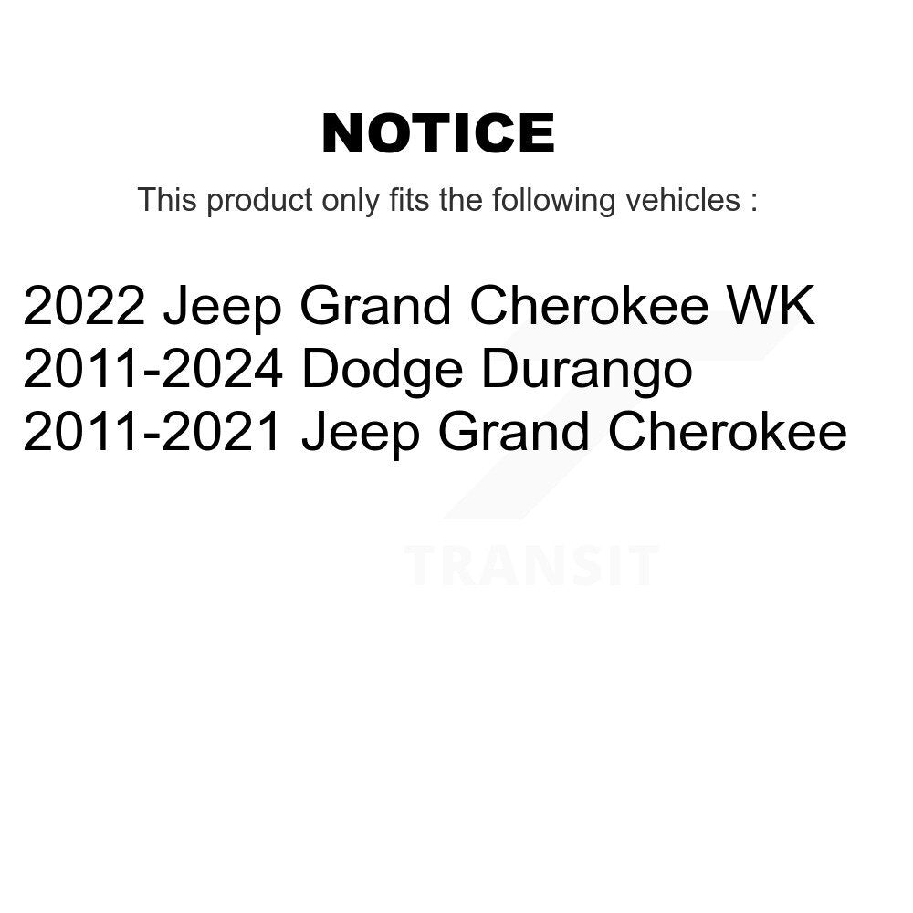[Arrière] Kit de Rotule de suspension pour 2019-2022 Dodge Durango KTR-104022