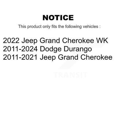 [Arrière] Kit de Rotule de suspension pour 2019-2022 Dodge Durango KTR-104022