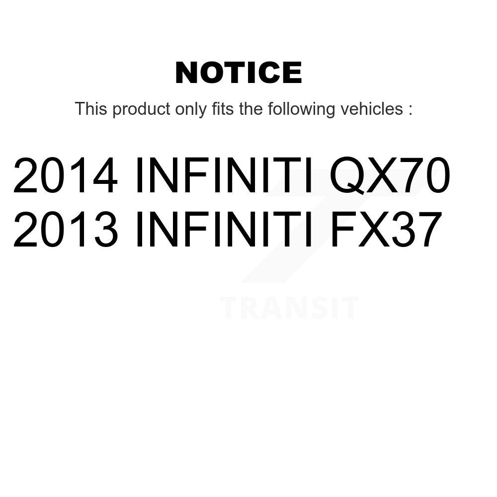 [Avant] Kit d'ensemble de bras de suspension et joint à rotule pour INFINITI FX37 QX70 KTR-104031