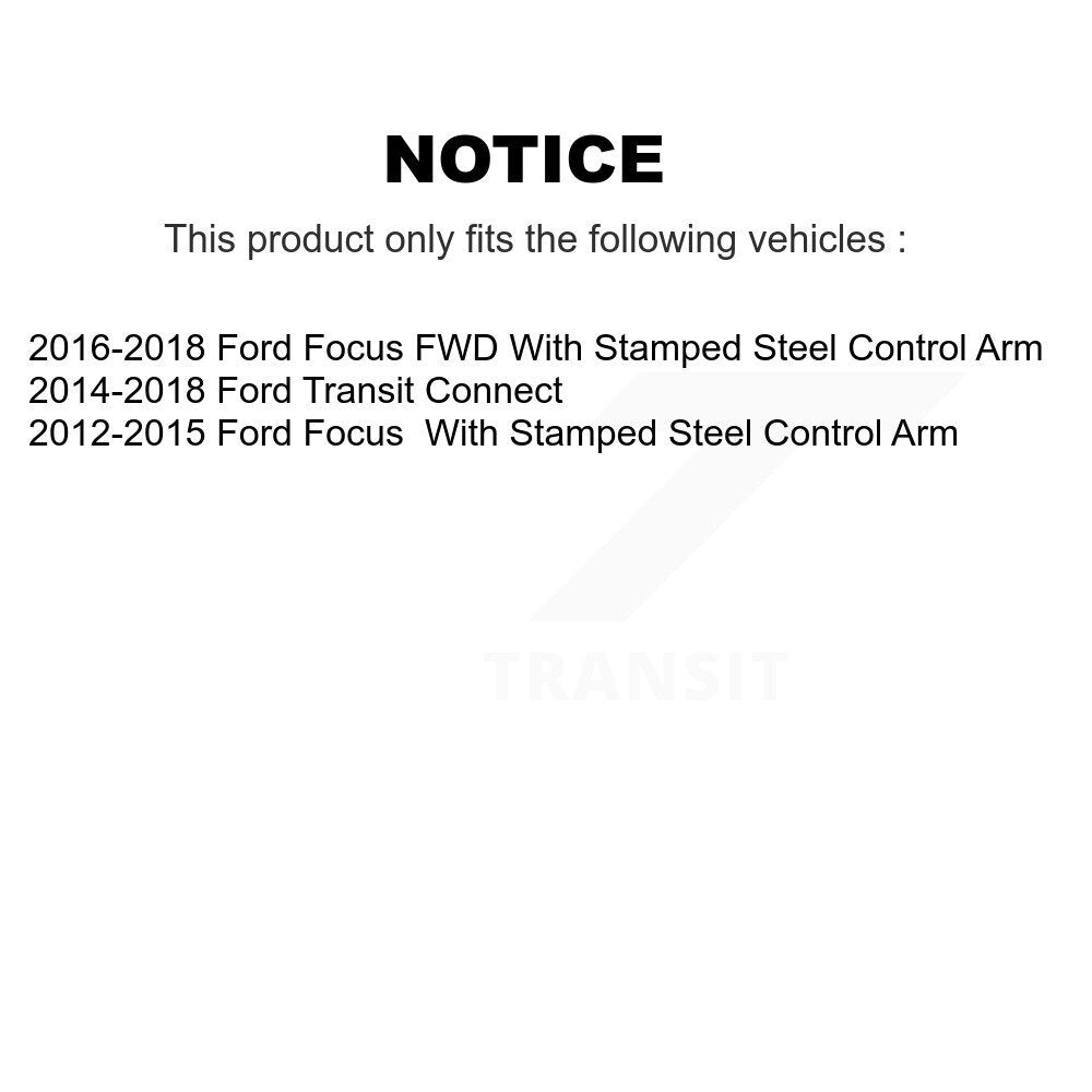 [Avant] Ensemble de bras de suspension et joint à rotule pour Ford Focus Transit Connect KTR-104118