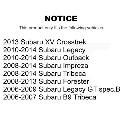 [Avant Inférieur Avant] Bague de bras de suspension pour Subaru Impreza Forester Outback XV B9 KTR-104122