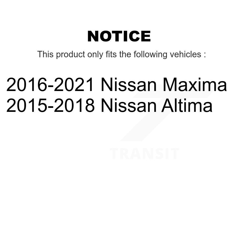 [Avant] Kit d'ensemble de bras de suspension et joint à rotule pour Nissan Altima Maxima KTR-104127