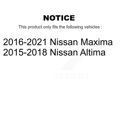 [Avant] Kit d'ensemble de bras de suspension et joint à rotule pour Nissan Altima Maxima KTR-104127