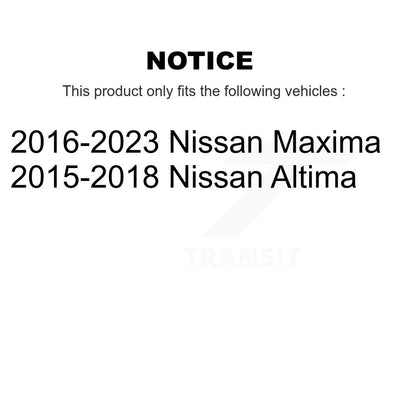[Avant] Kit d'ensemble de bras de suspension et joint à rotule pour Nissan Altima Maxima KTR-104127