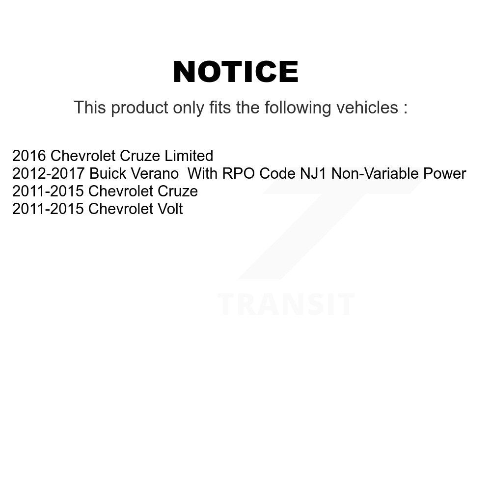 [Avant] Kit d'ensemble de bras de suspension et joint à rotule pour Chevrolet Cruze Buick Verano Limited Volt KTR-104145