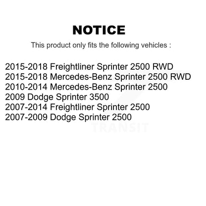 [Arrière] Kit de biellette de barre stabilisatrice de suspension pour Sprinter 2500 Mercedes-Benz Dodge Freightliner 3500 KTR-104169