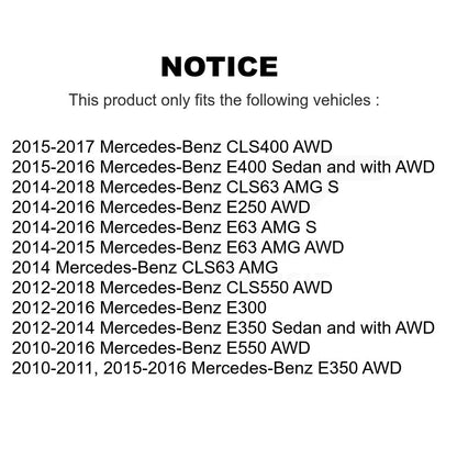 [Avant] Kit de biellette de barre stabilisatrice de suspension pour Mercedes-Benz E350 E550 E400 E250 CLS550 E300 E63 AMG S KTR-104210