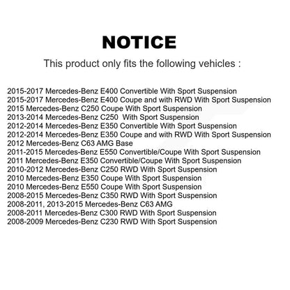 [Avant] Kit de biellette de barre stabilisatrice de suspension pour Mercedes-Benz C300 E350 C350 C250 E400 E550 C230 C63 KTR-104211