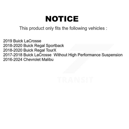 [Avant] Kit de biellette de barre stabilisatrice de suspension pour Chevrolet Malibu Buick LaCrosse Regal Sportback TourX KTR-104212