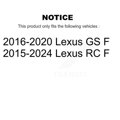 [Avant] Kit de biellette de barre stabilisatrice de suspension pour Lexus RC F GS KTR-104214