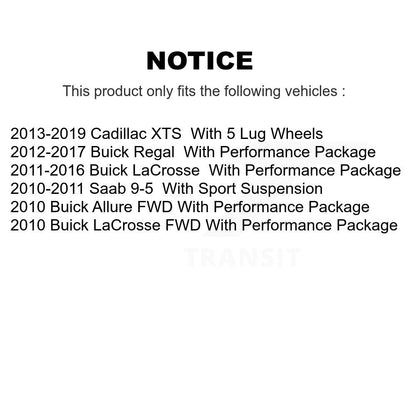 [Avant] Kit de biellette de barre stabilisatrice de suspension pour Buick LaCrosse Regal Cadillac XTS Saab 9-5 Allure KTR-104245
