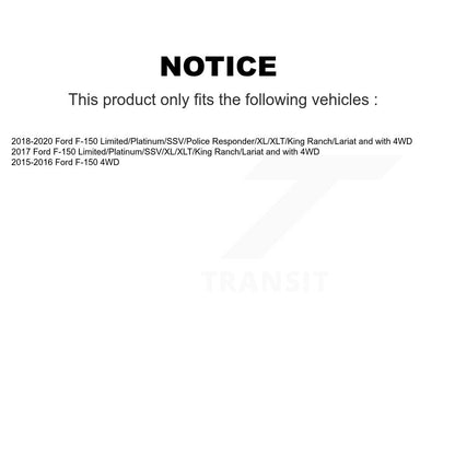 [Avant] Ensemble de bras de suspension et joint à rotule pour Ford F-150 KTR-104306