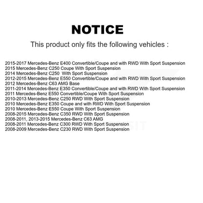 [Avant] Ensemble de bras de suspension et joint à rotule pour Mercedes-Benz C300 E350 C350 C250 KTR-104310