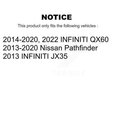 [Avant] Ensemble de bras de suspension et joint à rotule pour Nissan Pathfinder INFINITI QX60 JX35 KTR-104317