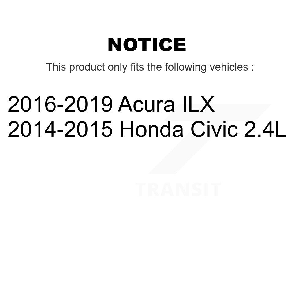 [Avant] Ensemble de bras de suspension et joint à rotule pour Honda Civic Acura ILX KTR-104346