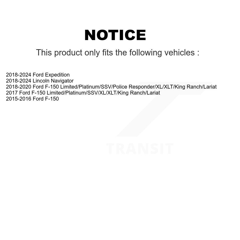 [Avant] Ensemble de bras de suspension et joint à rotule pour Ford F-150 Expedition Lincoln KTR-104356