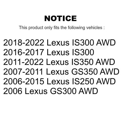 [Avant Supérieur] Rotule de suspension pour Lexus IS250 IS300 IS350 GS350 GS300 KTR-104392