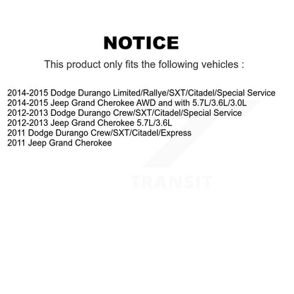 [Avant] Ensemble de bras de suspension et joint à rotule pour Jeep Grand Cherokee Dodge KTR-104446