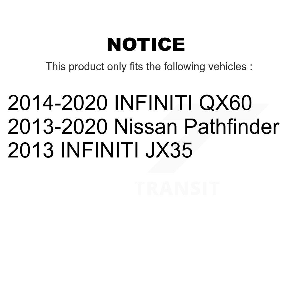 [Avant] Ensemble de bras de suspension et joint à rotule pour Nissan Pathfinder INFINITI KTR-104451