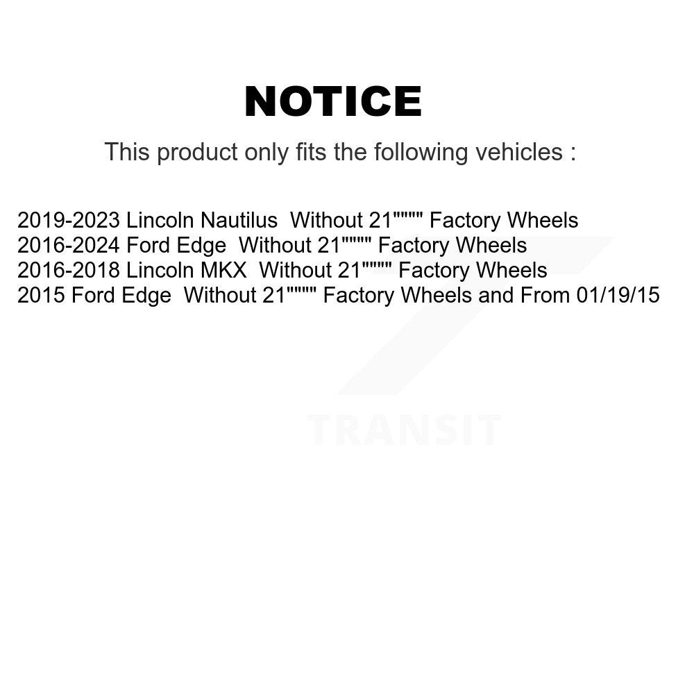 [Avant] Ensemble de bras de suspension et joint à rotule pour Ford Edge Lincoln Nautilus KTR-104458