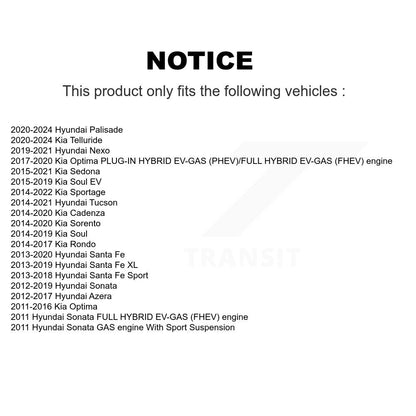 [Avant Inférieur Avant] Bague de bras de suspension pour Hyundai Kia Tucson Santa Fe KTR-104502