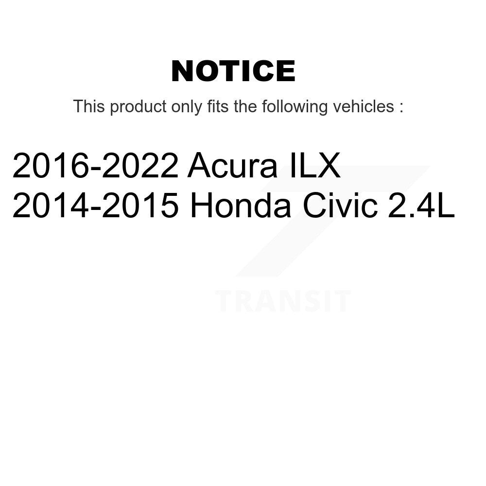 [Avant Inférieur] Ensemble de bras de suspension et joint à rotule pour Honda Civic Acura ILX KTR-104517