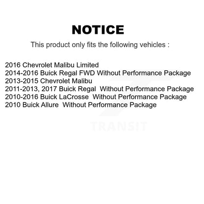 [Avant Inférieur] Ensemble de bras de suspension et joint à rotule pour Chevrolet Buick Malibu LaCrosse KTR-104523