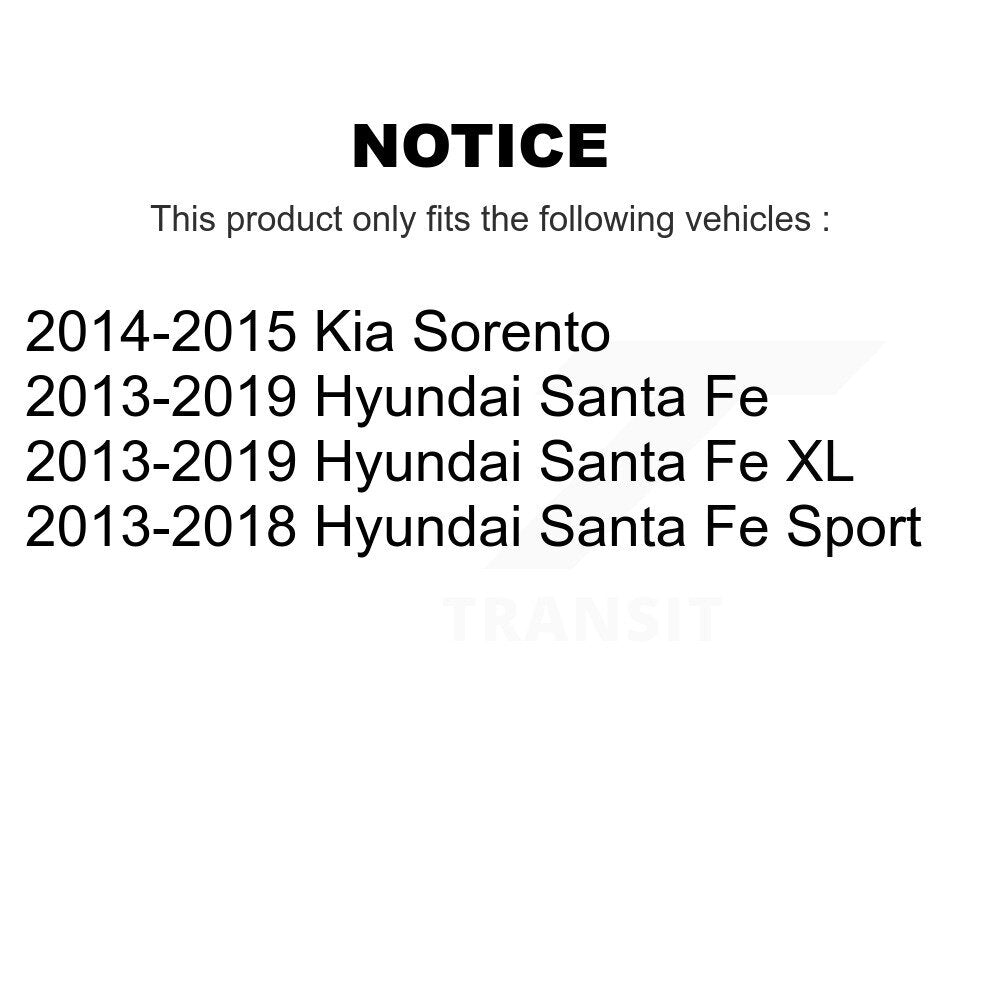 [Avant Inférieur] Ensemble de bras de suspension et joint à rotule pour Hyundai Santa Fe Sport Kia Sorento KTR-104529