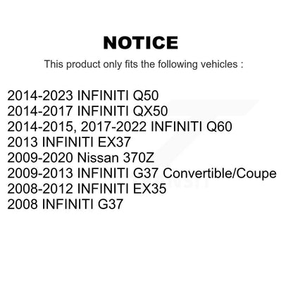 [Avant Supérieur] Ensemble de bras de suspension et joint à rotule pour INFINITI Q50 G37 QX50 EX35 Nissan KTR-104536