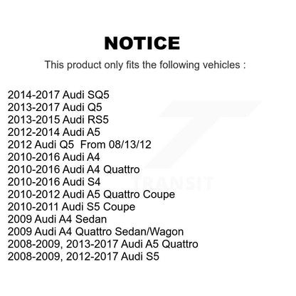 [Avant Supérieur Avant] Ensemble de bras de suspension et joint à rotule pour Audi Q5 A4 Quattro A5 S4 S5 KTR-104538