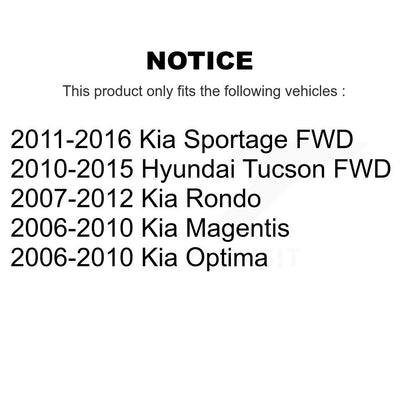 [Arrière Supérieur Avant] Ensemble de bras de suspension et joint à rotule pour Hyundai Tucson Kia Sportage KTR-104543