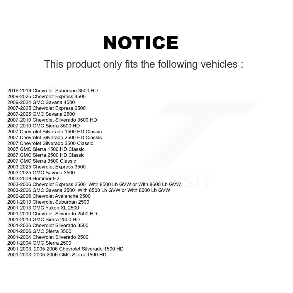 [Avant Extérieur] Extrémité de biellette de direction pour GMC Chevrolet Sierra 2500 HD Silverado Savana Express H2 KTR-104608