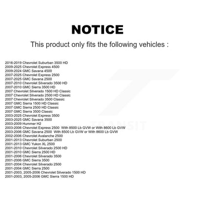 [Avant Extérieur] Extrémité de biellette de direction pour GMC Chevrolet Sierra 2500 HD Silverado Savana Express H2 KTR-104608