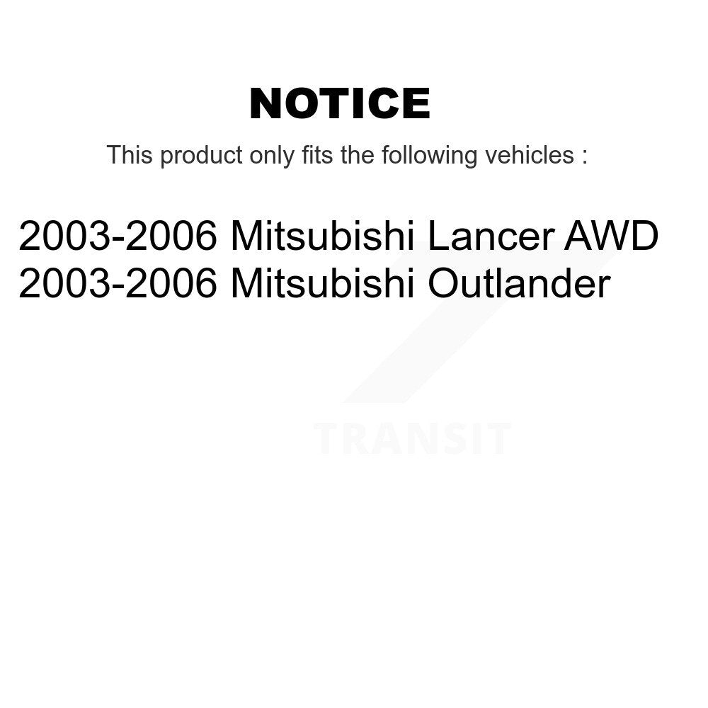 [Avant Extérieur] Extrémité de biellette de direction pour 2003-2006 Mitsubishi Lancer Outlander KTR-104649