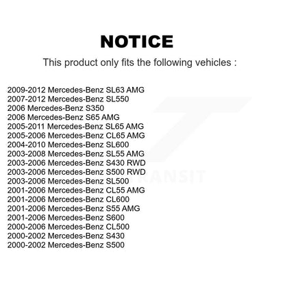 [Avant Extérieur] Extrémité de biellette de direction pour Mercedes-Benz SL500 SL550 S430 S500 SL55 AMG SL63 CL500 KTR-104658