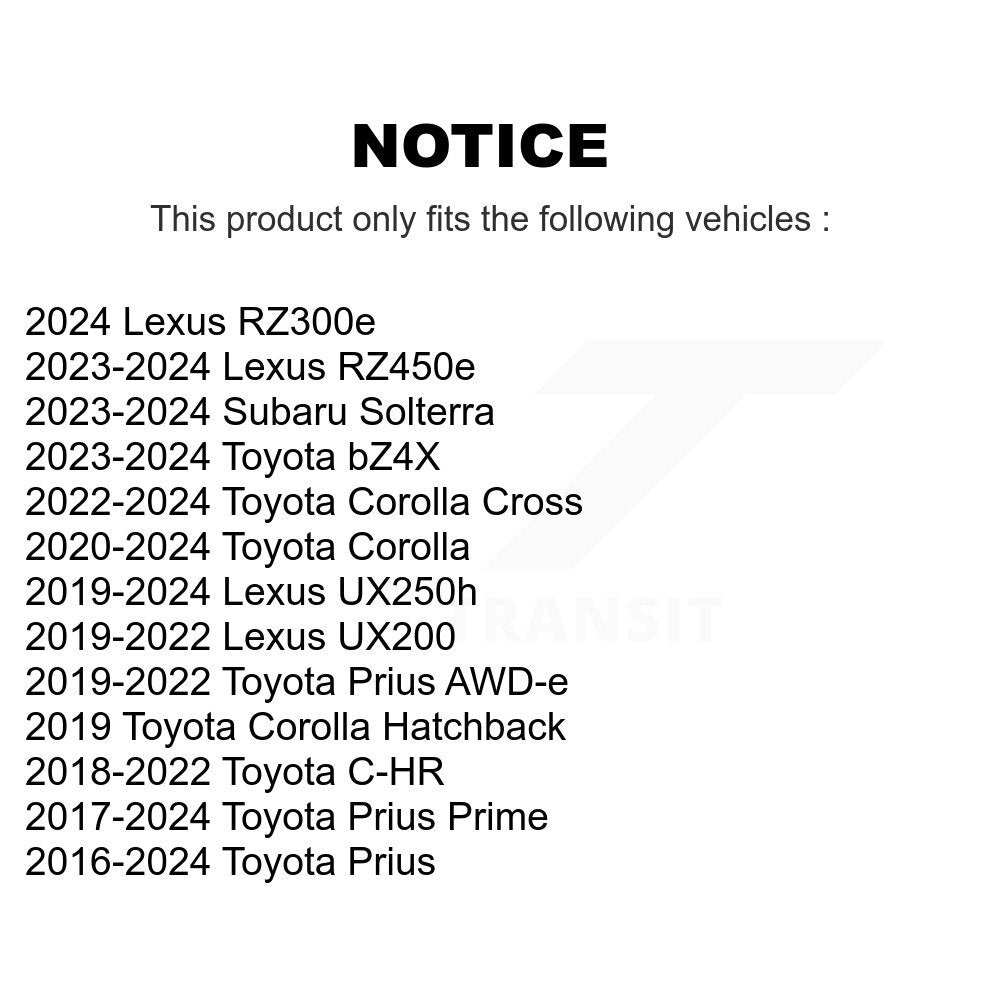 [Avant] Kit de biellette de barre stabilisatrice de suspension pour Toyota Corolla Cross C-HR Prius Prime Lexus UX250h KTR-104702