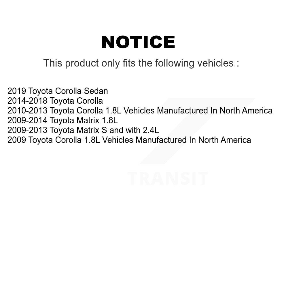 [Avant Intérieur] Extrémité de biellette de direction pour Toyota Corolla Matrix KTR-104721