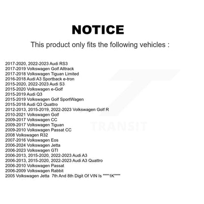 [Avant Intérieur] Extrémité de biellette de direction pour Volkswagen Jetta Golf Tiguan Audi GTI SportWagen A3 R Q3 KTR-104731