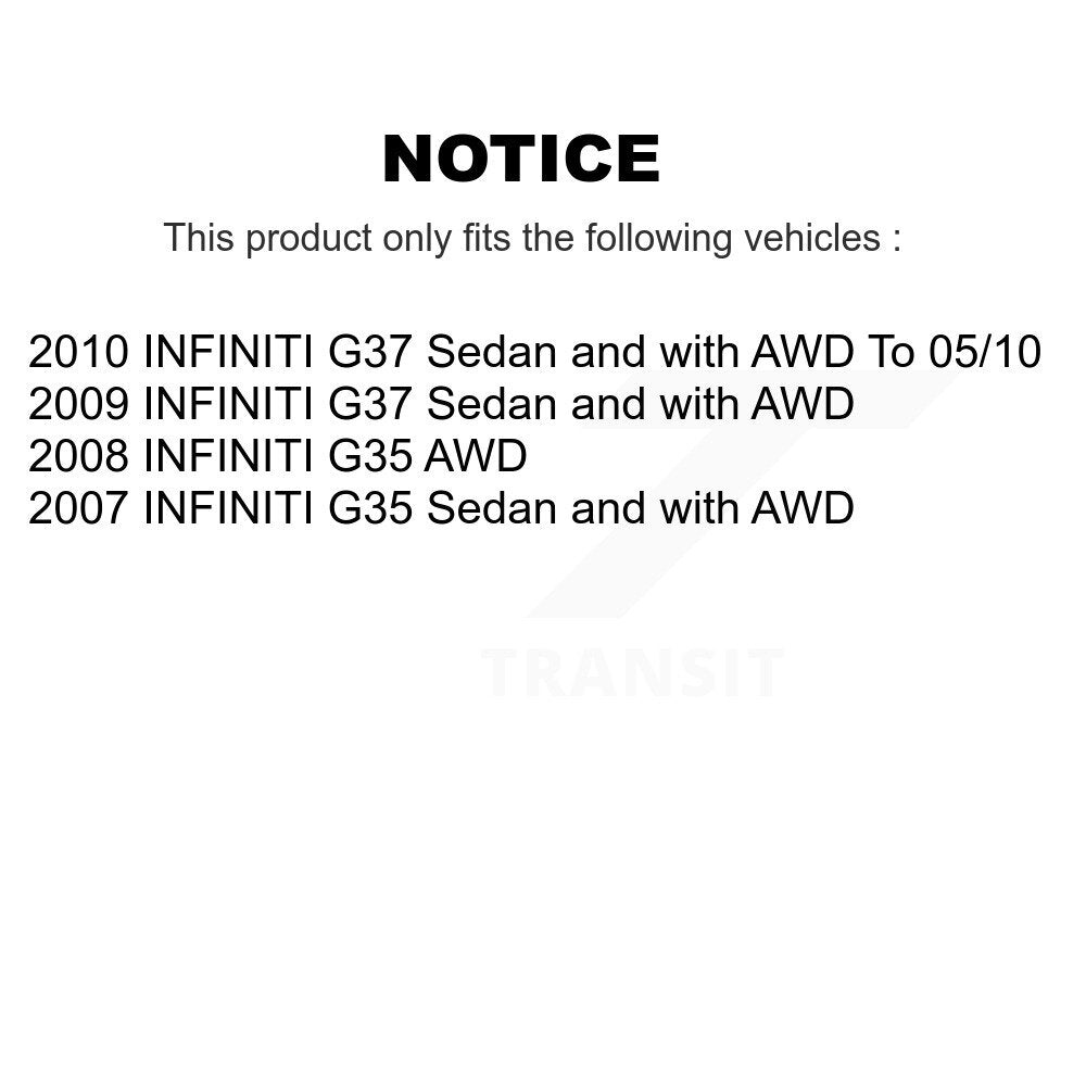 [Avant Intérieur] Extrémité de biellette de direction pour INFINITI G37 G35 KTR-104746