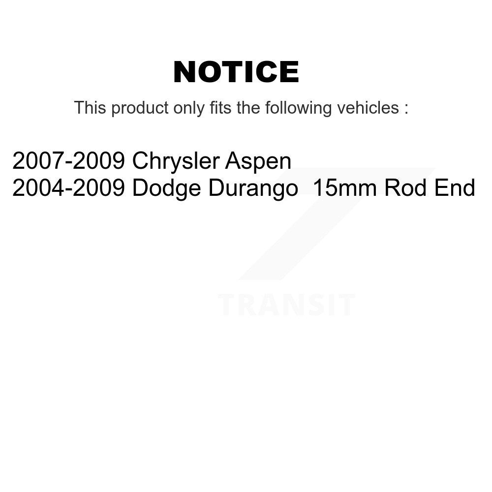 [Avant Intérieur] Extrémité de biellette de direction pour Dodge Durango Chrysler Aspen KTR-104748